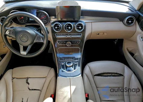 2017 Mercedes-Benz C 300 from USA, damaged, VIN 55SWF4JB9HU202122